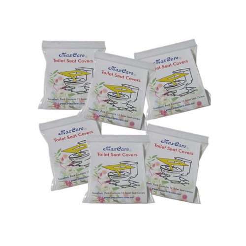 maxcare toilet seat covers 6 pk